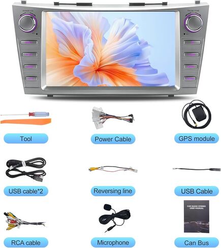 [4‑core] EagleNav Car Radio Stereo for Toyota Camry 2007-2011 in Kuwait