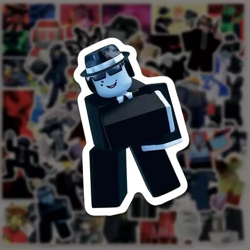 Forsaken Stickers - 50PCS Horror Video Game-Inspired Stickers Pack Cool Dark Cartoon Game Characters Vinyl Waterproof Stickers for Kids Teens Adults Laptop, Water Bottle, Phone, Skateboard Decals in Kuwait