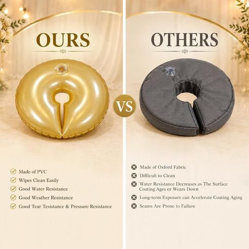 8 Pcs Golden Water Bag for Arch Weight in Kuwait