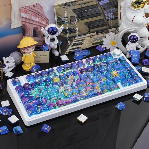 JOMKIZ Starry Night V5 Keycaps PBT Cherry Profile for Mechanical Keyboard in Saudi Arabia