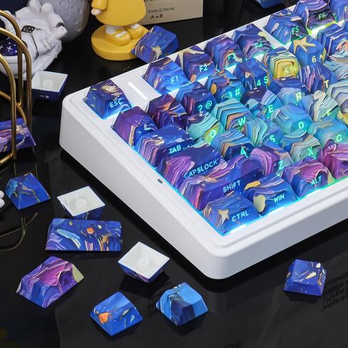JOMKIZ Starry Night V5 Keycaps PBT Cherry Profile for Mechanical Keyboard in Saudi Arabia