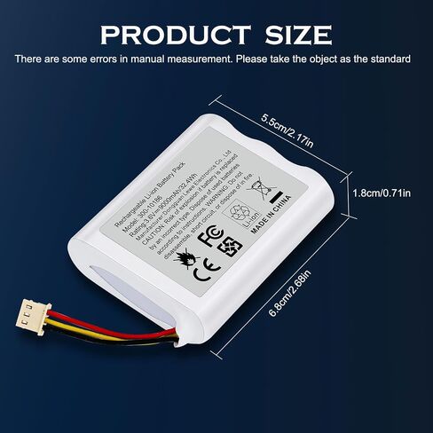 Futurebatt 300-10186 Battery Replacement for ADT Command Smart Security Panel ADT5AIO-1 ADT5AIO-2 ADT5AIO-3 ADT7AIO-1, ADT 2X16 AIO Home Security System ADT2X16AIO-1 ADT2X16AIO-2 Battery 3.6V in Saudi Arabia