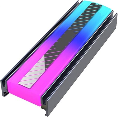 2 Pcs M. Heat Sink Passive 5V 3Pin ARGB 2280 SSD Thermal Pad in Kuwait
