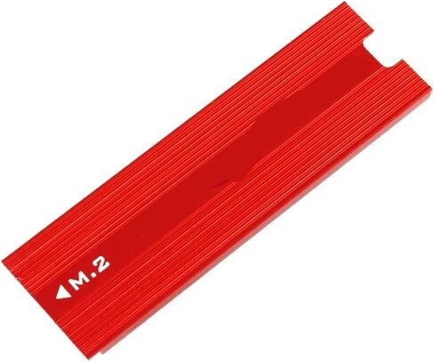 1pcs Red Heat Sink M.2 U. Aluminum Spreader Cooler in Saudi Arabia