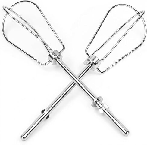 2-Pack Stainless Steel Whisks for KitchenAid Hand Mixers in Kuwait
