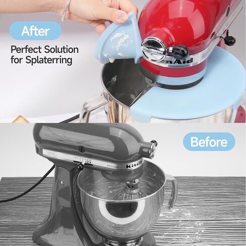 LUVCOSY 3 Pack Bowl Covers for KitchenAid Tilt-Head Stand Mixer 4.5-5 Quart Stainless Steel Bowls | KitchenAid Accessory and Attachments | Foldable and Durable Lid | Dishwasher Safe (Lid Only) in Kuwait