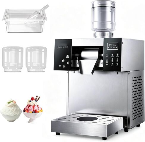 Commercial Shaved Ice Machine, 660W Rapid Cooling Snow Cone Machine in Kuwait
