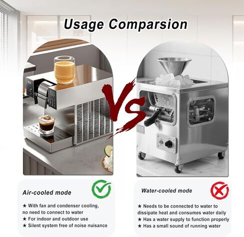 Commercial Shaved Ice Machine, 660W Rapid Cooling Snow Cone Machine in Kuwait