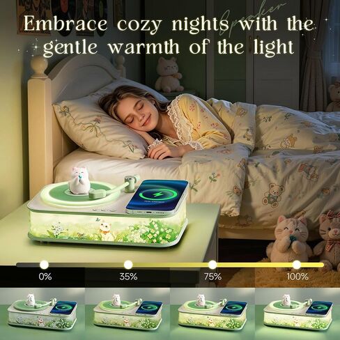 Retro Bluetooth Speaker Girl Gifts Trendy Stuff Dimmable Night Light in Kuwait