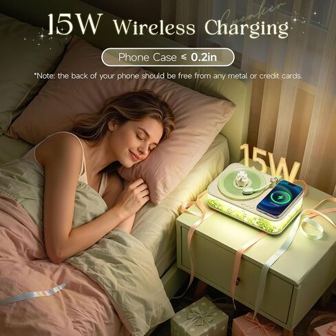 Retro Bluetooth Speaker Girl Gifts Trendy Stuff Dimmable Night Light in Kuwait