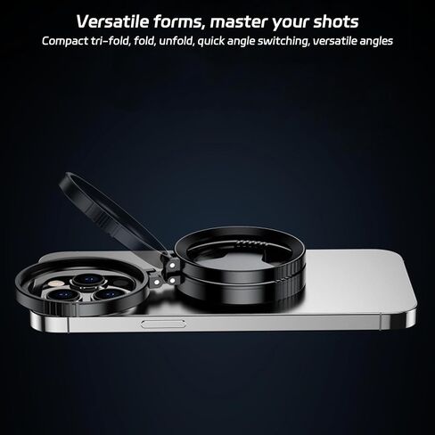 Magnetic CPL Phone Camera Filter Kit, Quick Mount Polarizing Filter, Anti Glare & Color Enhancing Lens Filter for iPhone Mobile Photography, Portable Outdoor Shooting Filter in Kuwait