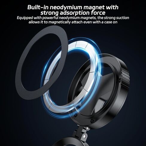 Magnetic CPL Phone Camera Filter Kit, Quick Mount Polarizing Filter, Anti Glare & Color Enhancing Lens Filter for iPhone Mobile Photography, Portable Outdoor Shooting Filter in Kuwait