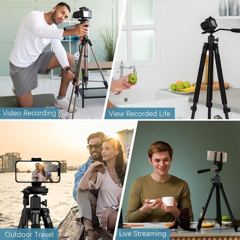Mini Ball Heads Universal Tripod Ball Head Camera Screw Mount, 360 Degrees Rotatable Tilt with 1/4 inch Screew for Cameras Monopods Camcorder LED Light Stand, Loads to 10lbs, Black (2) in Kuwait