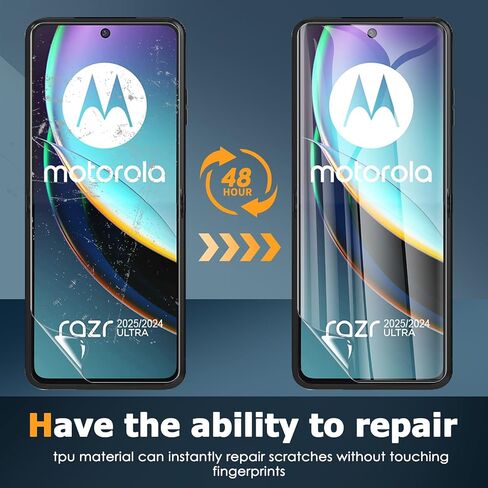 2+2 Pack for Motorola Moto Razr 2025/2024 Screen Protectors in Saudi Arabia