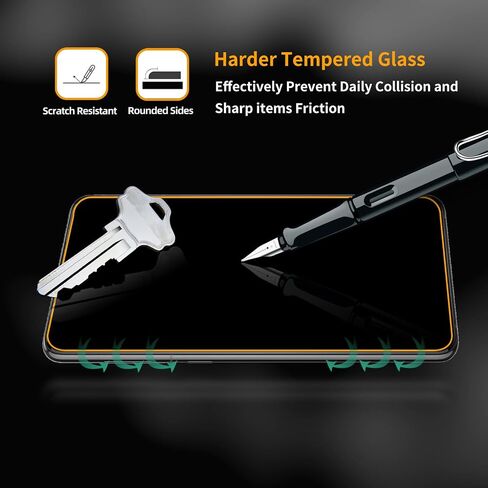 3 Pack for Motorola Moto G Stylus 5G (2022) Tempered Glass Screen Protector, Scratch-Proof, Bubble-Free,HD Transparent, 9H Hardness,Bubble Free,Case Friendly in Kuwait