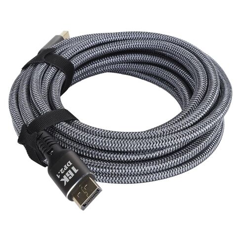 DisplayPort 2.1 Cable, 16.4ft Extension Cord, Supports 16K at 30Hz, 40Gbps Speed, 3D Dynamic HDR, for High Resolution Gaming and Multimedia Experiences in Kuwait
