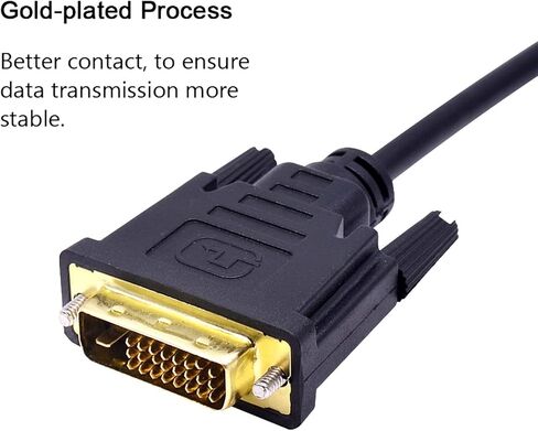 10PCS 1080P DVI-D to VGA Adapter Cable 25Pin Male to 15Pin Female HDTV Converter for PC Computer Monitor Display Card in Kuwait