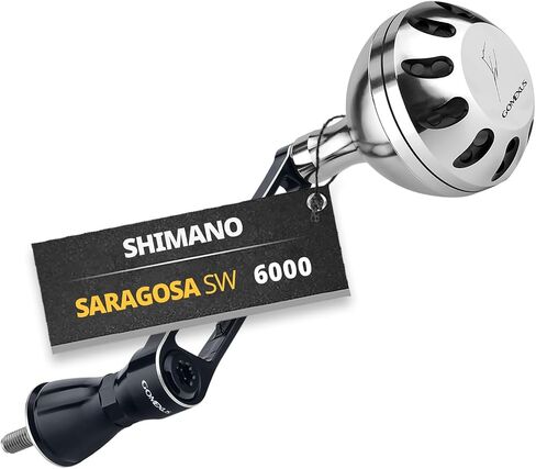 GOMEXUS Power Handle Compatible for Shimano Stella SW 4000-20000 Saragosa SW 5000-14000 Spinning Reel Crank in Kuwait