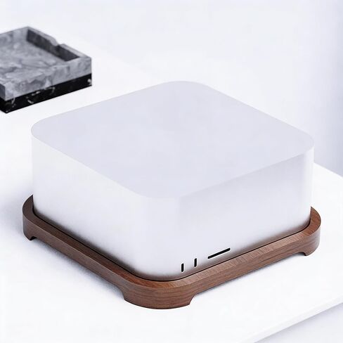 Walnut Stand for Mac Studio M2 / M2 Max / M2 Ultra, Desktop Cooling Bracket with Dust Filter, Heat Dissipation Riser Compatible with Mac Studio Laptop in Saudi Arabia