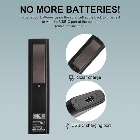 BN59-01385A Solar Voice Remote Replacement for Samsung Frame TV Remote with Bluetooth Rechargeable Solar Cell, Compatible with Samsung TVs 2021-2023 Frame Serif Crystal UHD Neo QLED OLED TVs in Kuwait