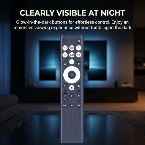 Replacement Voice Remote for Hisense U6 U7 U8 Series 2026 Google Smart TV in Saudi Arabia