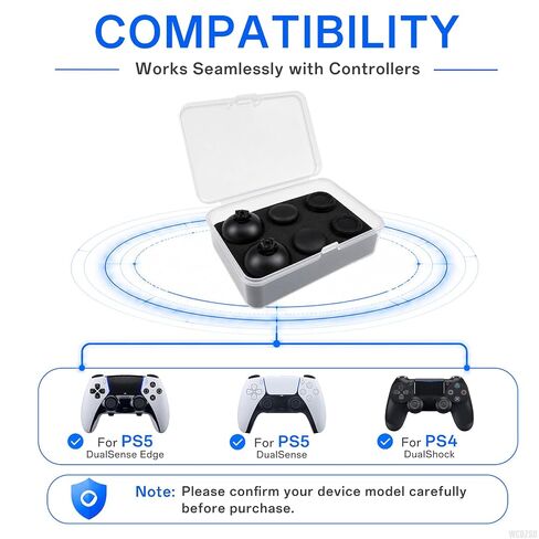 WCDZSU Interchangeable Thumbstick for PS5, for PS5 Edge, for PS4 Controller in Kuwait