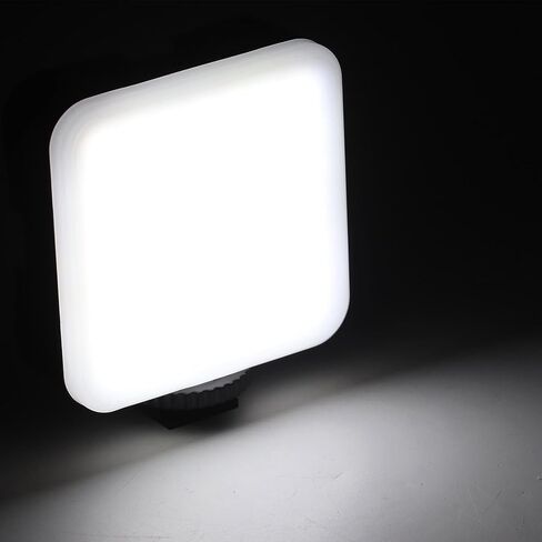 Portable LED Video Light, 49 Beads Camera Fill Light with 1/4in Screw Hole, Rechargeable Photography Lighting for Tripod, OnCamera for Live Streaming Vlogging in Kuwait