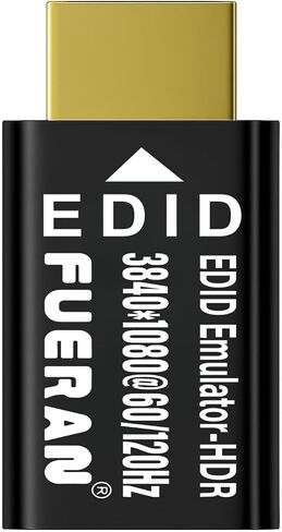 HDMI edid Emulator Adapter, emulators,Reliable Pass-Through for Video Splitters, Extenders, AV Receivers –Plug & Play (3840X2160@120Hz-HDR) in Kuwait