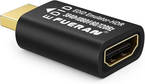 HDMI edid Emulator Adapter, emulators,Reliable Pass-Through for Video Splitters, Extenders, AV Receivers –Plug & Play (3840X2160@120Hz-HDR) in Kuwait
