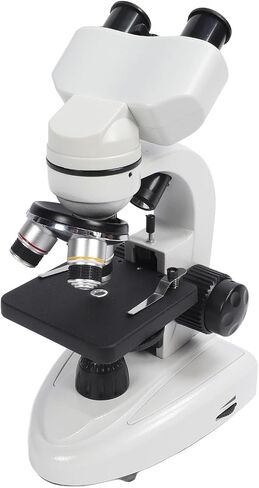 Binocular Microscope 40X‑5000X 360° Rotation Clear Image High Definition for Inspection Laboratory (US Plug 100-240v) in Saudi Arabia