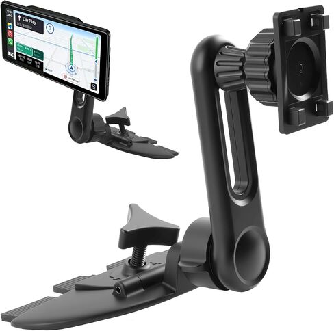 2 in 1 CD Slot Mount for Carplay Screen with Extension Arm & 360° Rotating in Kuwait