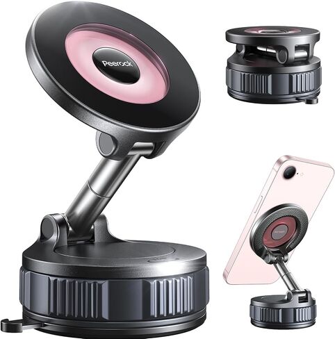 Magnetic Phone Holder for Car [98+ LB Strongest Suction & 2800gf Strongest Magnetic] 360° Adjustable Car Phone Holder for Magsafe Phone Holders for Your Car for iPhone 17 Pro Max 16 15 14 13 12 Plus in Saudi Arabia