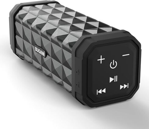 BUGANI Bluetooth Speaker M99 Speaker Bluetooth, Higher Noise, Stereo Sound, 24H Playtime, 100ft Wireless Range, IPX5 Waterproof, Built-in Microphone, Wireless for Home, Outdoor and Travel in Saudi Arabia