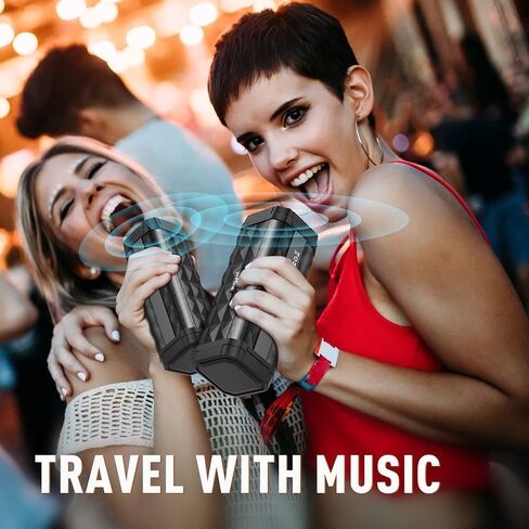 BUGANI Bluetooth Speaker M99 Speaker Bluetooth, Higher Noise, Stereo Sound, 24H Playtime, 100ft Wireless Range, IPX5 Waterproof, Built-in Microphone, Wireless for Home, Outdoor and Travel in Saudi Arabia