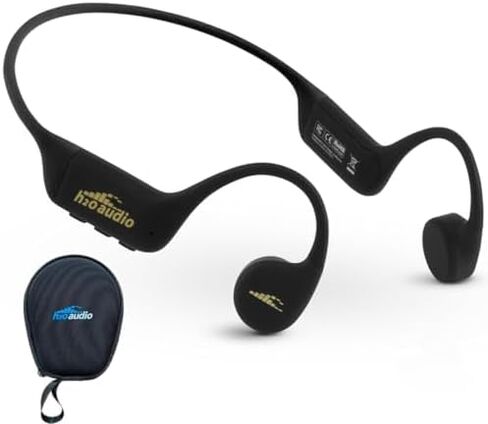 H2O Audio TRI 2 PRO Multi-Sport Waterproof Bone Conduction Open Ear Headphones, Bluetooth 5.3 for Running and Cycling, MP3 Mode for Swimming, IPX8, 8GB Memory, Playlist+ App Included for Streaming in Kuwait