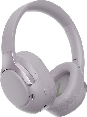 Oraolo Persona 5th ANC-Wireless Bluetooth Over-Ear Headphones with Microphone, 70H Playtime, Bluetooth 6.0, Comfortable and Foldable Design,Wireless Headsets for Home,Gifts(Purple) in Kuwait