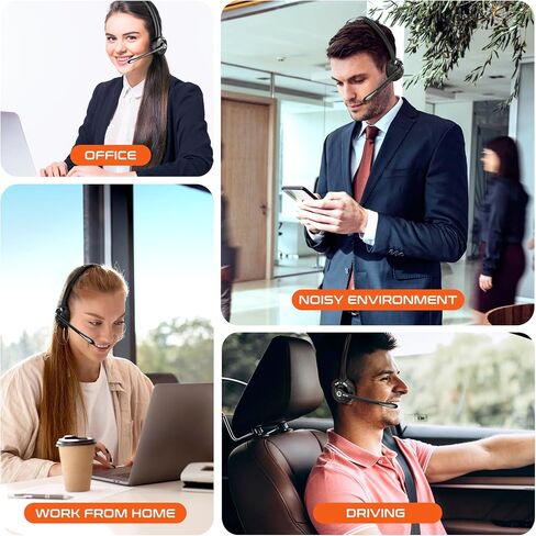 Delton 10X Bluetooth Computer Headset, On-Ear Single Ear Wireless Headset in Saudi Arabia