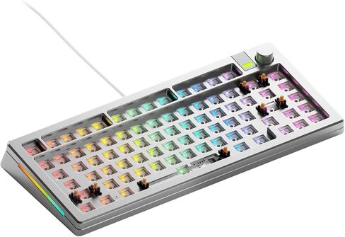 GLORIOUS Gaming GMMK PRO 75% Barebones Black (Frame Only) - Modular Mechanical Gaming Keyboard, TKL Size (75%), 3.3lb Frame, RGB, Fully Customisable, 5-Pin Switch Support in Saudi Arabia