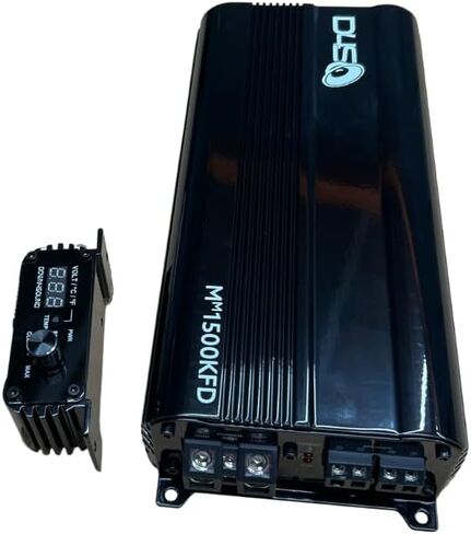 Down4Sound MM1500KFD Mini Maxx Black Gloss 1500W RMS Mini Full Bridge Monoblock Car Audio Amplifier in Saudi Arabia