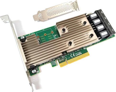 Broadcom LSI 9305-16i SATA/SAS HBA Controller RAID 12Gbps PCIe x8 Avago IT FW in Saudi Arabia