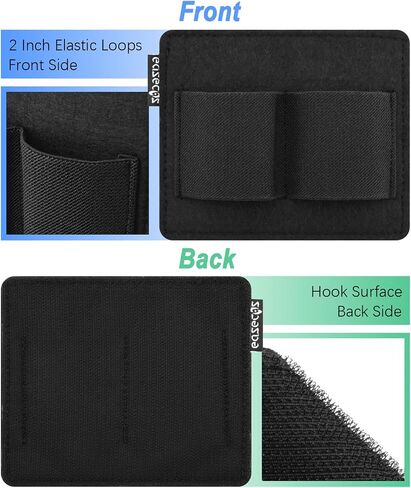 2 Pcs Double Insert Pouch Elastic Holster, Modular 2 Clip Holster Universal Tactical Insert Panel EDC Organizer Accessories Holder, Attachment for Backpack, Tactical Vest & Bag in Saudi Arabia