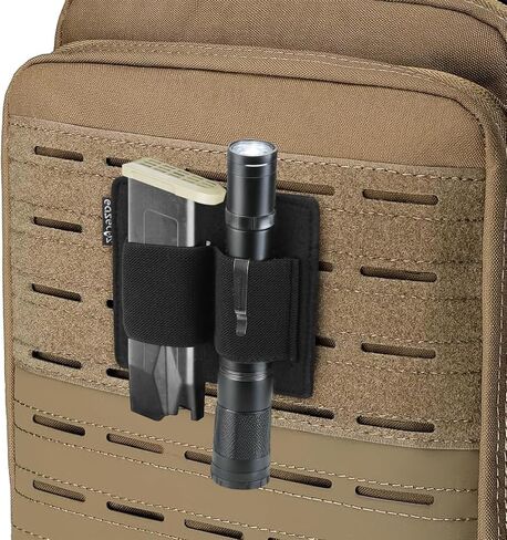 2 Pcs Double Insert Pouch Elastic Holster, Modular 2 Clip Holster Universal Tactical Insert Panel EDC Organizer Accessories Holder, Attachment for Backpack, Tactical Vest & Bag in Saudi Arabia