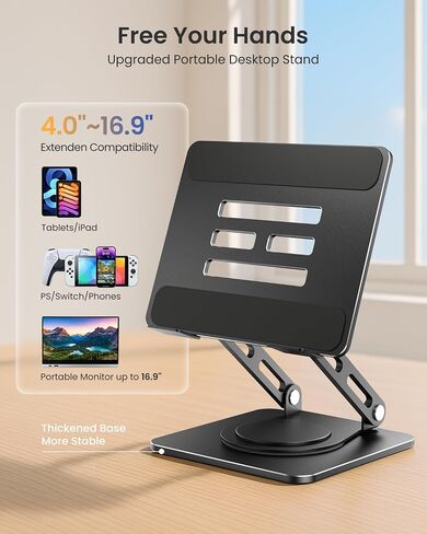 LOXP Swivel Laptop Stand and Tablet Stand in Kuwait