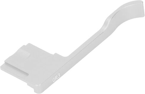 Camera Thumb Grip, Ergonomic Aluminium Alloy Handgrip, Hot Shoe Mount for GR III and GR IIIX, Lightweight and Practical Design, 1 x Unit (Silver) in Kuwait