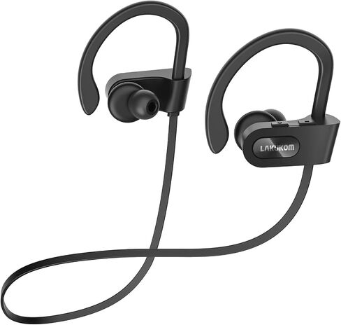 Bluetooth Headphones, Deep Bass Wireless Running Headphones w/16 Hrs Playtime, Bluetooth Earbuds in-Ear w/Earhooks, IPX7 Waterproof Sports Earphones with Microphone for Calls in Kuwait