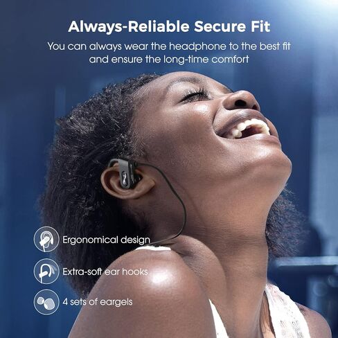 Bluetooth Headphones, Deep Bass Wireless Running Headphones w/16 Hrs Playtime, Bluetooth Earbuds in-Ear w/Earhooks, IPX7 Waterproof Sports Earphones with Microphone for Calls in Kuwait