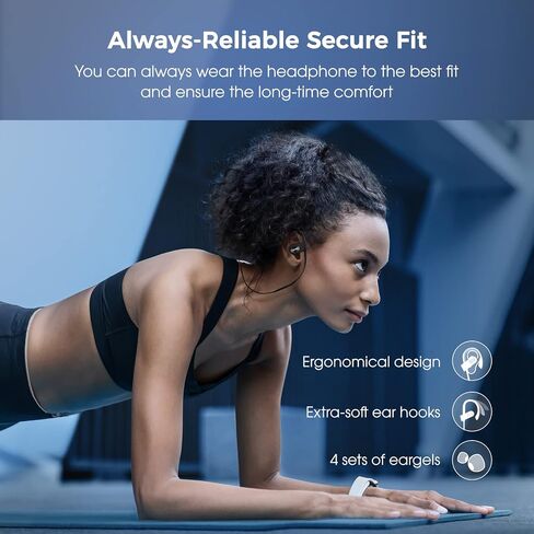 Bluetooth Headphones, Deep Bass Wireless Running Headphones w/16 Hrs Playtime, Bluetooth Earbuds in-Ear w/Earhooks, IPX7 Waterproof Sports Earphones with Microphone for Calls in Kuwait