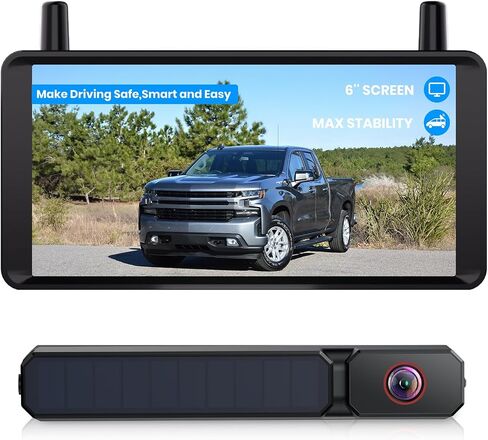AUTO-VOX Solar Wireless Backup Camera: 1-Minute No-Drill Installation in Saudi Arabia