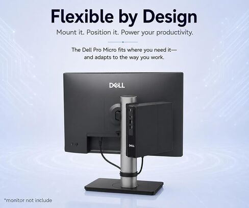 Dell Pro Micro QCM1250 Desktop, Intel Ultra 5 235T, 32GB DDR5 RAM, 1TB SSD in Kuwait