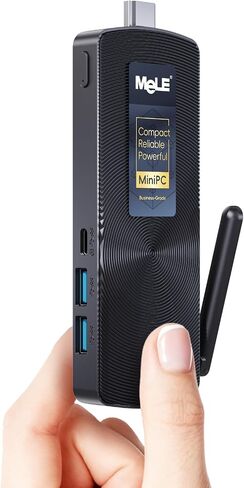 MeLE PCG02 Fanless Mini PC Stick N100 4GB LPDDR5 128GB Desktop Computer in Kuwait